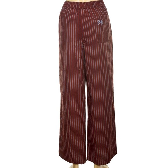 Urban Outfitters BDG Leni Boxer Pants M 8 Women Straight Striped Pant NEW 44143 - Picture 5 of 7